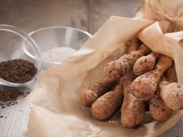 Bezglutenowe PALUCHY NA ZAKWASIE Z KMINKIEM ryżowe 5 sztuk zestaw